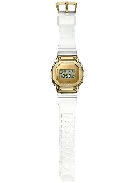 casio g-shock gm5600sg 9 metal covered gold ingot square