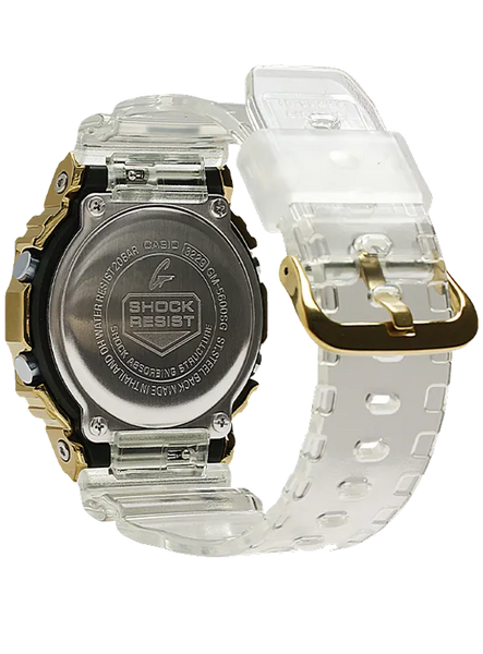 casio g-shock gm5600sg 9 metal covered gold ingot square