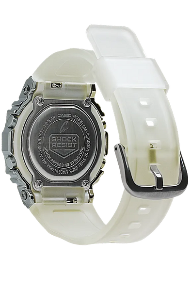 casio g-shock gms5600sk 7 womens semi transparent square