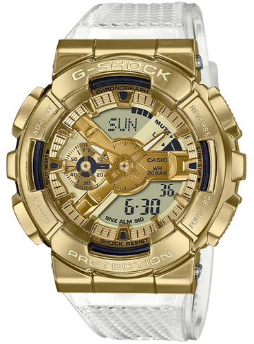 casio g-shock gm110sg 9a metal covered gold ingot ip