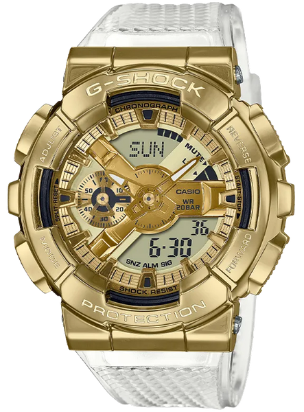 casio g-shock gm110sg 9a metal covered gold ingot ip