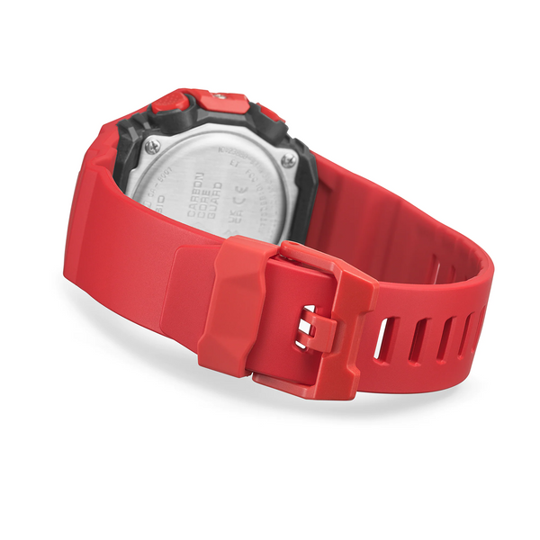 g-shock gab001 4a analog digital carbon core bluetooth red