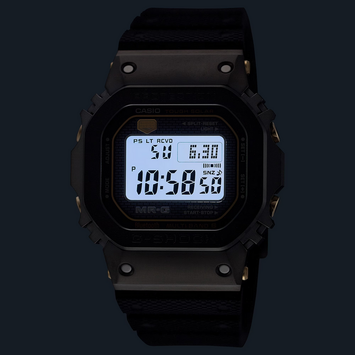 g-shock mrgb5000r 1 cobarion titanium square fluoro rubber solar