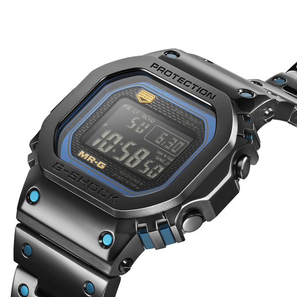 g-shock mrgb5000ba 1 super titanium square cobalt chrome bluetooth solar