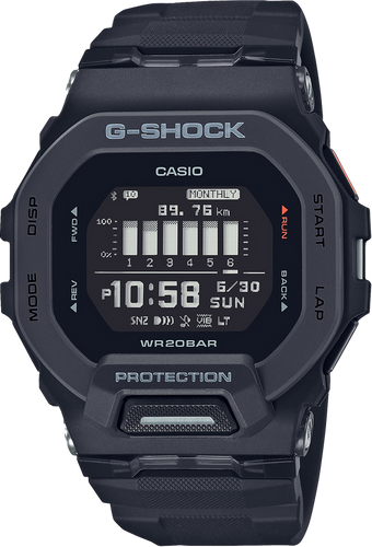 g-shock gbd200 1 move stepcounter bluetooth square black