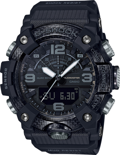 g-shock ggb100 1b mudmaster black carbon core