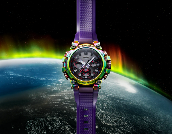 g-shock mtgb3000prb 1a mt g aurora oval limited edition