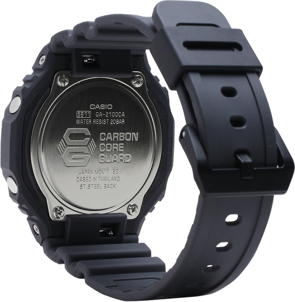 g-shock ga2100ca 8a casioak grey camouflage motif