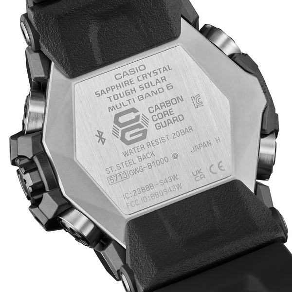 g-shock gwgb1000 1a master of g land mudmaster solar sapphire black