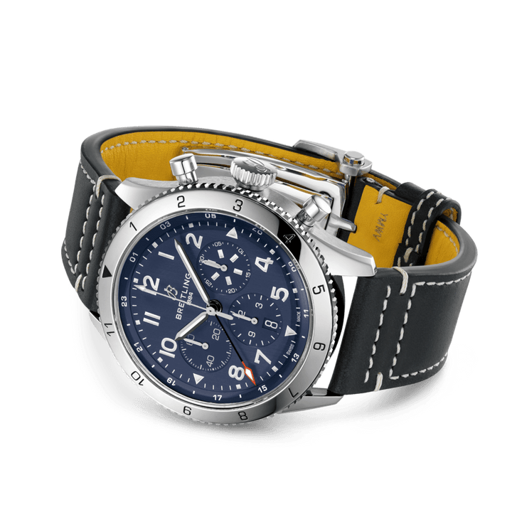 breitling super avi b04 chronograph gmt 46 tribute to vought f4u corsair watch ab04451a1c1x1