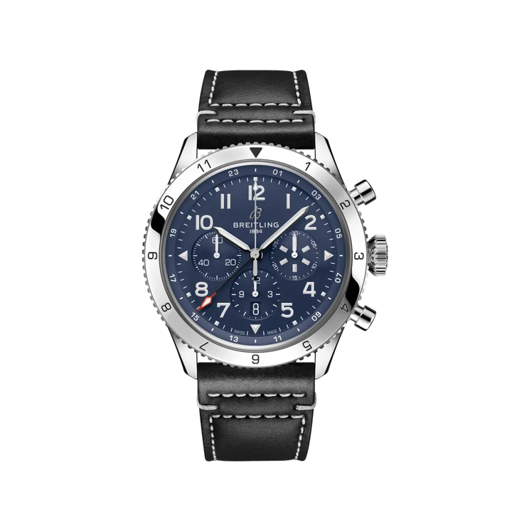 breitling super avi b04 chronograph gmt 46 tribute to vought f4u corsair watch ab04451a1c1x1