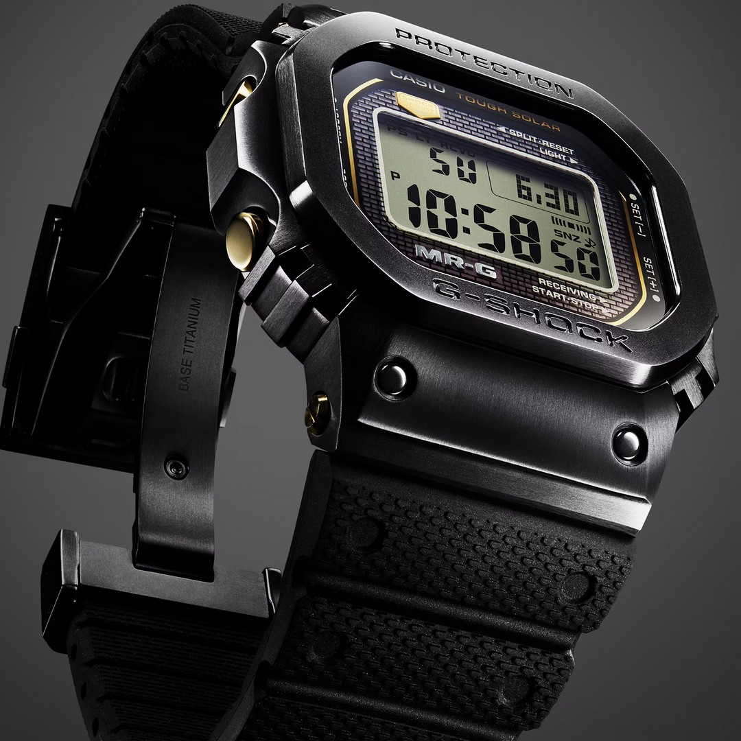 G Shock MRGB5000R 1 Cobarion Titanium Square Fluoro Rubber Solar Buy G Shock watches at Safe Jewelers