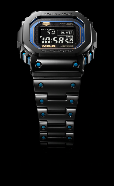 g-shock mrgb5000ba 1 super titanium square cobalt chrome bluetooth solar