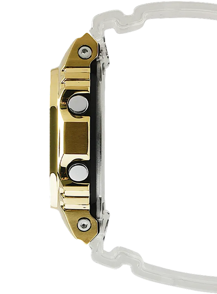 casio g-shock gm5600sg 9 metal covered gold ingot square