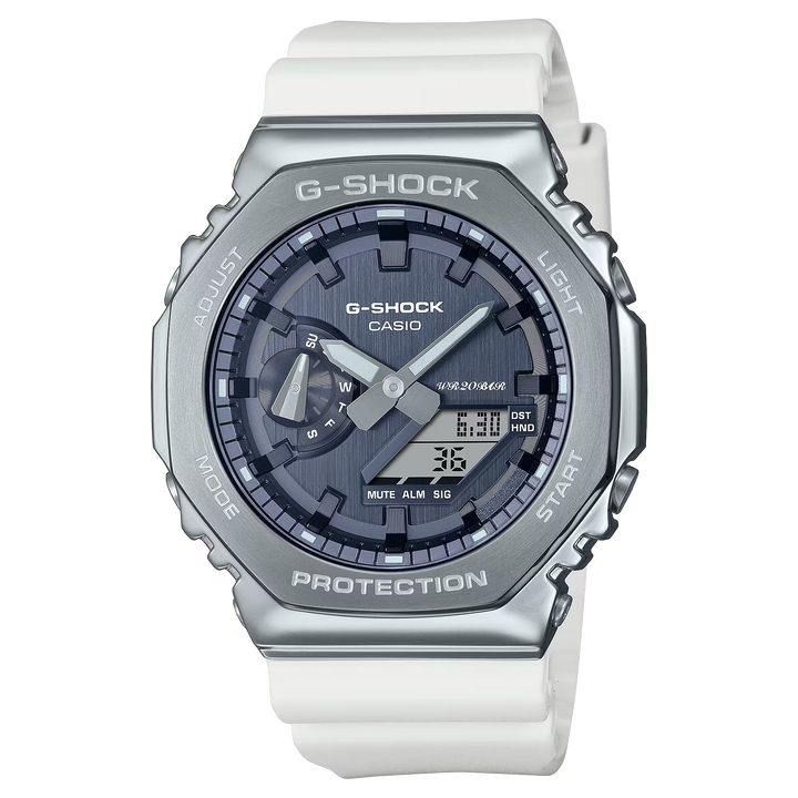 g-shock gm2100ws 7a sparkle of winter full metal octagon