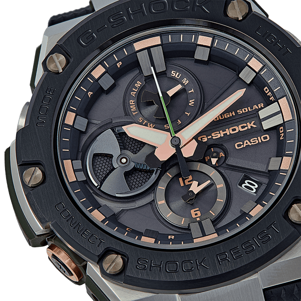 casio g-shock gstb100ga 1a g steel luxury military