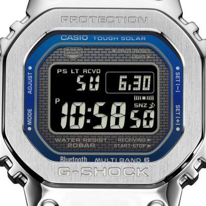 G-Shock GMWB5000D-2 Full Metal Square Blue Dial Stainless