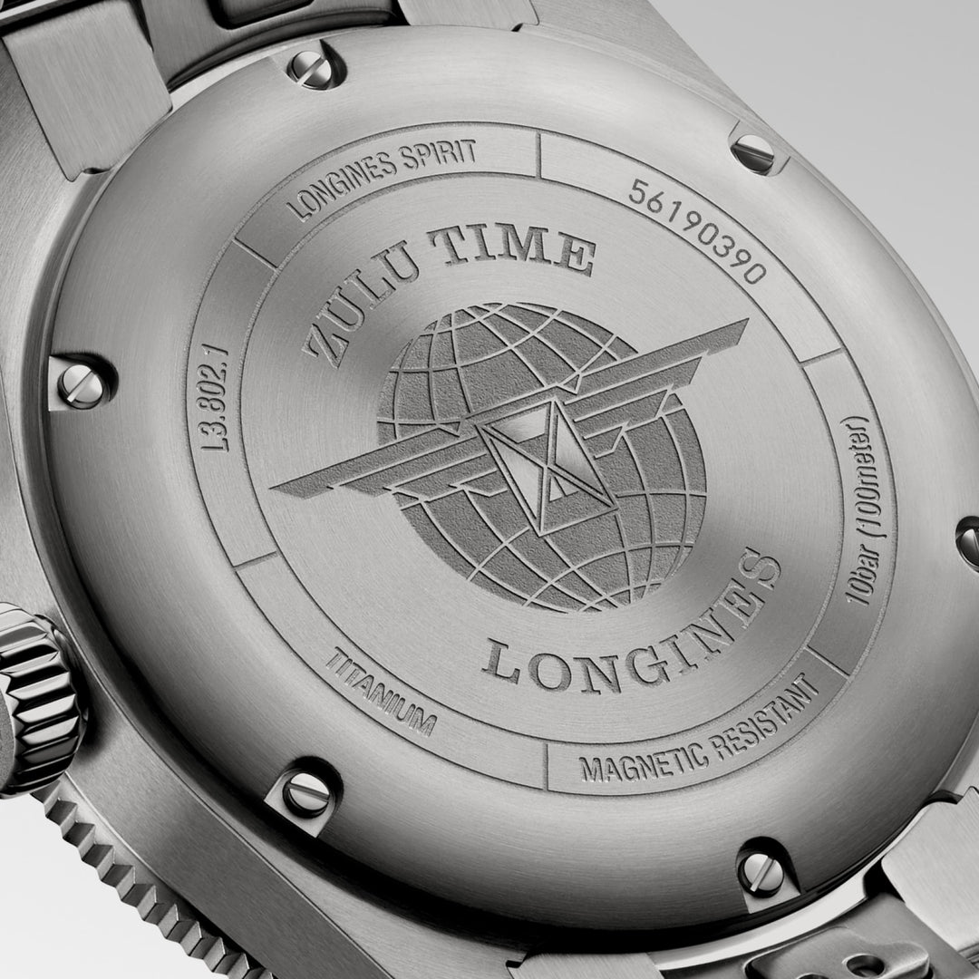 LONGINES SPIRIT ZULU TIME TITANIUM