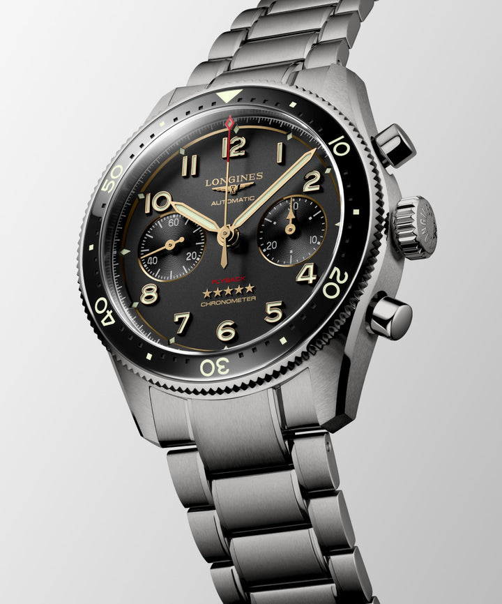 LONGINES SPIRIT FLYBACK TITANIUM